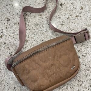 Freshly Picked Brown Crossbody Bag with Textured Finish